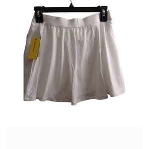 Eleven brand Women's White Pleated Skorts